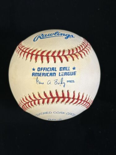 Phil Rizzuto New York Yankees SIGNED Official AL Budig Baseball w/ Hologram