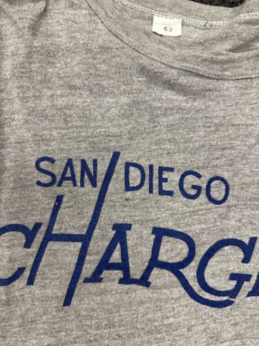 1960’s San Diego Chargers Game Used AFL Cotton Football Practice T-Shirt size 52