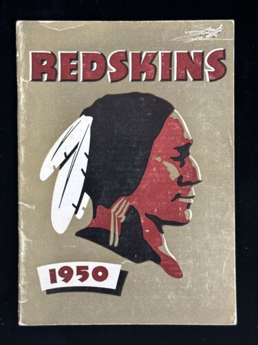 1950 Washington Redskins NFL Football Press Radio & TV Media Guide