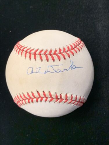 Al Dark Braves Giants A’s Cubs SIGNED Official NL Coleman Baseball w/ hologram