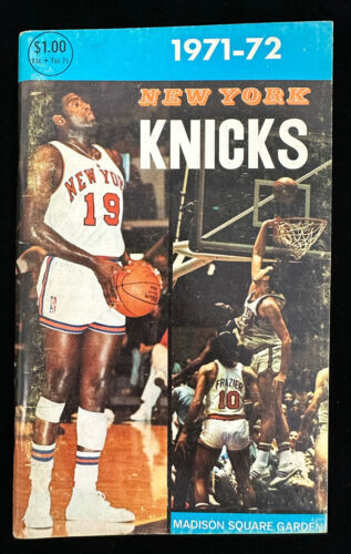 Original 1971-72 New York Knicks NBA Basketball Yearbook / Media Guide w/ Reed