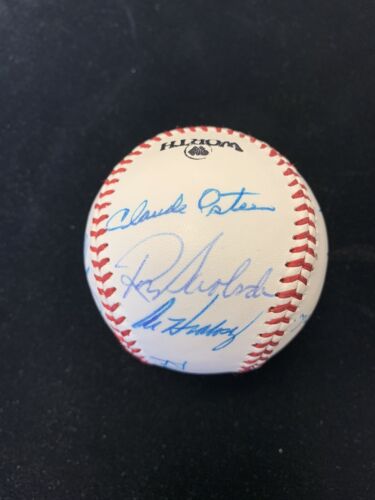 National Old Timers Classic SIGNED Baseball 14 sig w/ Mazeroski Roberts Allen NM