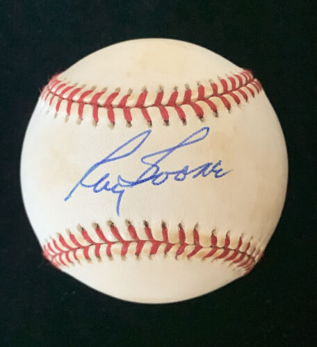 Ray Boone Detroit Tigers SIGNED Official AL Budig Baseball w/ hologram