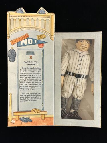 1979 Hallmark ‘Famous Americans Series 1’ Babe Ruth Collectible Doll in Orig Box