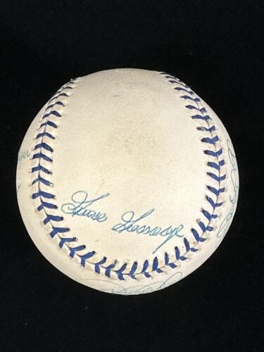 NY Yankees Greats MULTI SIGNED Official AL Joe DiMaggio Baseball 10 sigs Jeter