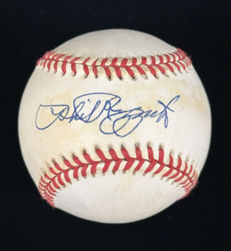 Phil Rizzuto NY Yankees SIGNED Official AL B. Brown Baseball (toned) w/ hologram