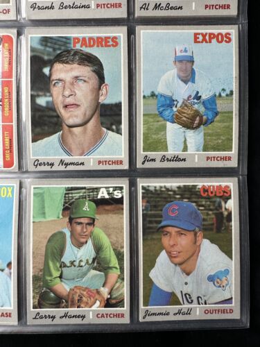 Lot of 59 Different 1970 Topps High Number Baseball Cards Overall EX-MT