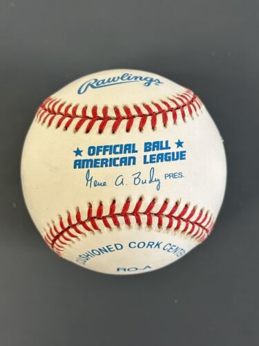 Alfonso Soriano Yankees Rangers SIGNED Official AL Budig Baseball w/ hologram