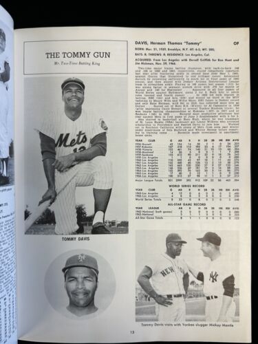 1967 New York Mets Official Yearbook Revised Edition writing on cover