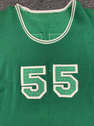 Mid 1950’s Michigan State Spartans Game Used Durene Shooting Shirt / Jersey #55