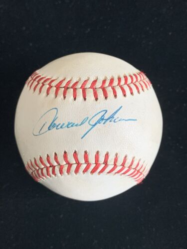 Howard Johnson Tigers Mets SIGNED Official AL Bobby Brown Baseball w/ hologram