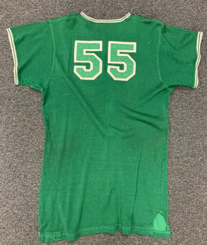 Mid 1950’s Michigan State Spartans Game Used Durene Shooting Shirt / Jersey #55