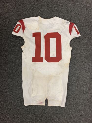 2012 Hayes Pullard USC Trojans Hyundai Sun Bowl Game Used Jersey #10 w/ LOA