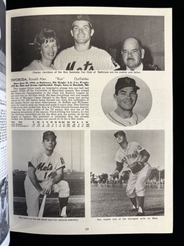 1965 New York Mets Official Baseball Yearbook FINAL Edition EX