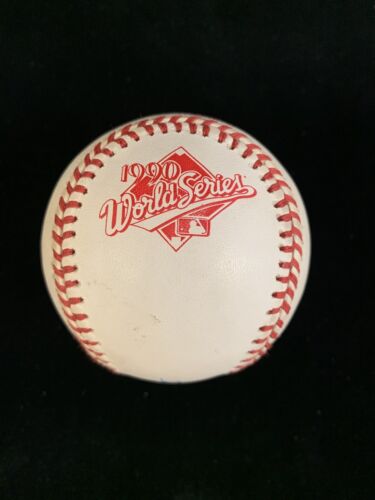 Fay Vincent Commissioner SIGNED Official 1990 World Series Baseball PSA DNA