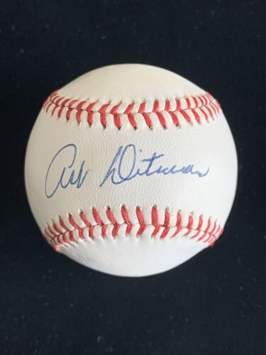 Art Ditmar New York Yankees SIGNED Official AL Bobby Brown Baseball w/ hologram