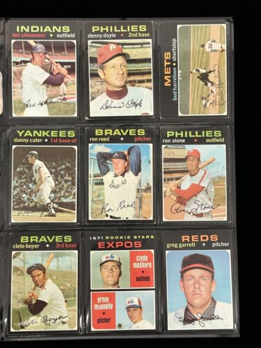 1971 Topps Baseball Partial Starter Set of 183 Diff. Commons Semi-Stars High#’s