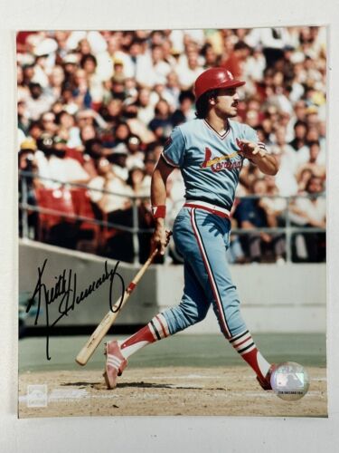 Keith Hernandez St. Louis Cardinals SIGNED 8x10 Color Photo w/ hologram