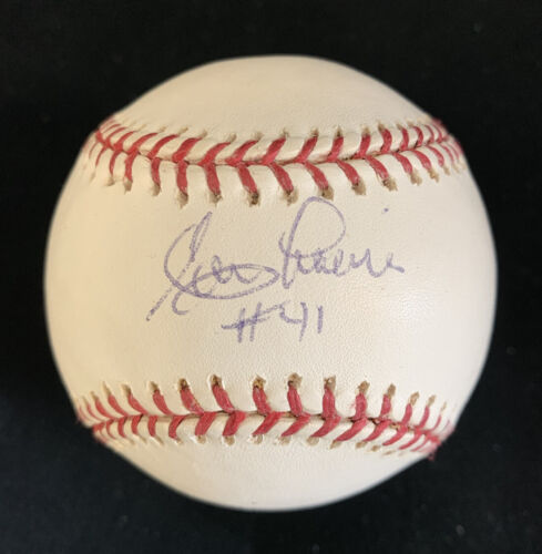 Clem Labine #41 Brooklyn Dodgers SIGNED Official ML Selig Baseball w/ hologram