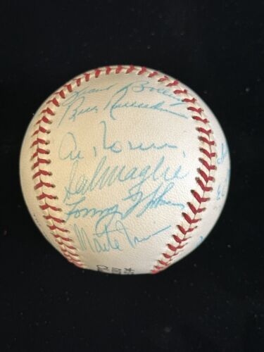 HOFers & Stars MULTI SIGNED Official NL Feeney Baseball 21 sigs w/ Musial & Fox