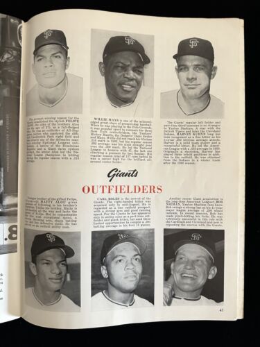 1962 New York Yankees World Series Program vs San Francisco Giants VG-EX