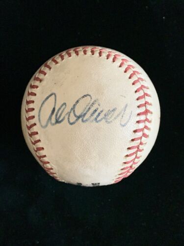 Late 1960s Bob Moose (died age 29) Pitt. Pirates SIGNED Baseball 4 total sigs