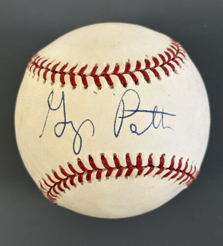 George Pataki New York State Governor SIGNED Official AL Baseball w/ hologram