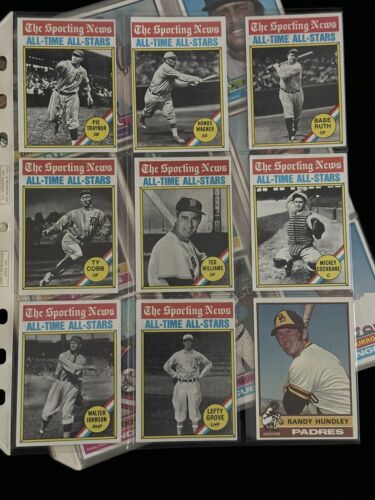 1976 Topps Baseball Complete Set of 660 NM w/ Aaron Munson Brett Yount Rose ++