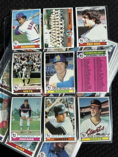 1979 Topps Baseball Complete Set of 726 EX/NM w/ Ozzie Ryan Munson Rose Bench ++