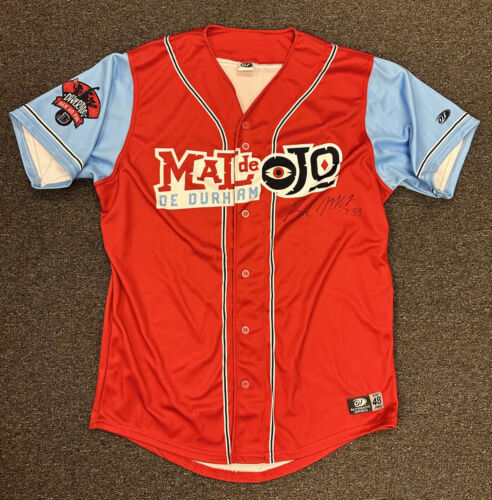 2019 Brendan McKay Durham Bulls Latino Heritage Game Used Minor League Jersey