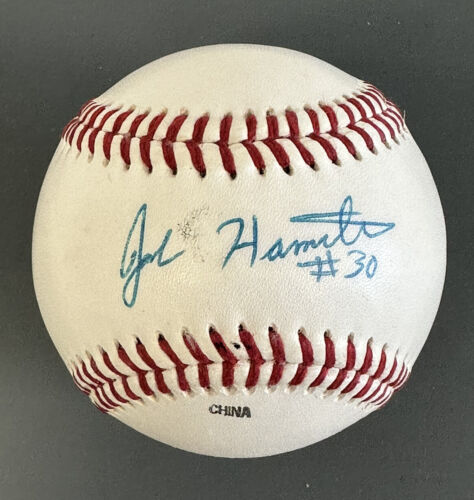 Josh Hamilton VINTAGE SIGNED Official New York-Penn League Baseball w/ hologram