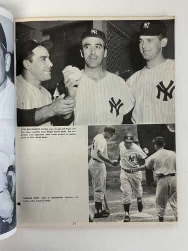 1958 Jay Publishing New York Yankees Yearbook