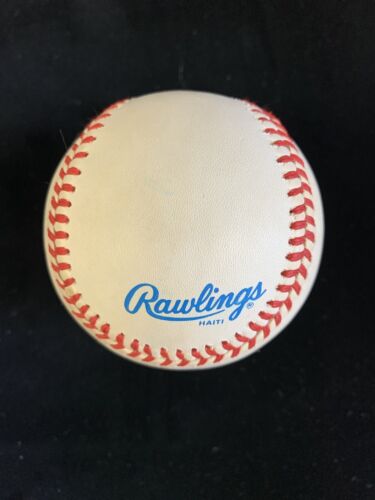 Ellis Burks Boston Red Sox SIGNED Official AL Bobby Brown Baseball w/ hologram