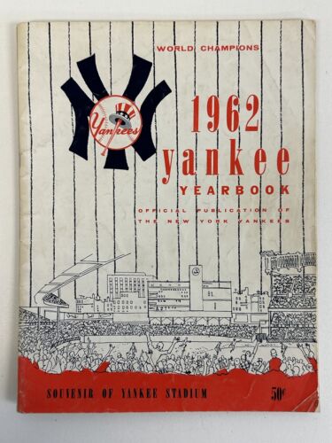 1962 New York Yankees Official Baseball Yearbook (May 7 roster date) - VG+