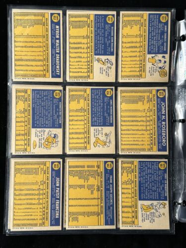 Lot of 59 Different 1970 Topps High Number Baseball Cards Overall EX-MT