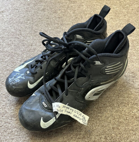 Dec. 30, 2005 Laurence Maroney Minnesota Gophers SIGNED Game Used Nike Cleats