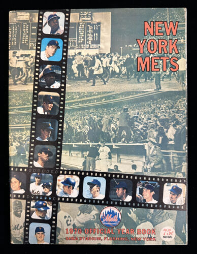 1970 New York Mets Official Baseball Yearbook - Roster as of 4/4 - EX