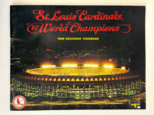 1968 St. Louis Cardinals ‘67 World Champions Official Baseball Yearbook - EX