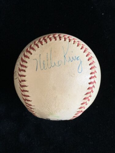 Late 1960s Bob Moose (died age 29) Pitt. Pirates SIGNED Baseball 4 total sigs