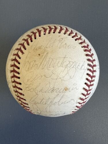 1976 Boston Red Sox Team Signed Official AL Baseball 28 sig w/Yaz Fisk Rice Lynn