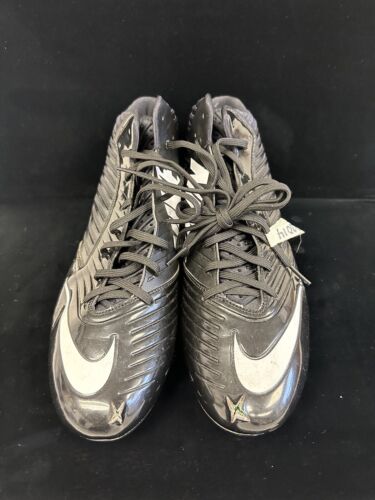 2014 Larry Fitzgerald Arizona Cardinals Game Used NFL Nike Football Cleats #11