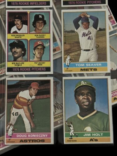 1976 Topps Baseball Complete Set of 660 NM w/ Aaron Munson Brett Yount Rose ++