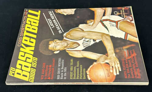 1970 Cord Sportfacts Pro Basketball Magazine Lew Alcindor Milwaukee Bucks - EX+