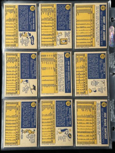 Lot of 59 Different 1970 Topps High Number Baseball Cards Overall EX-MT