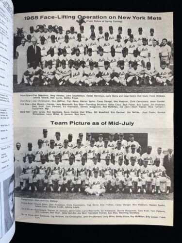 1965 New York Mets Official Baseball Yearbook FINAL Edition EX