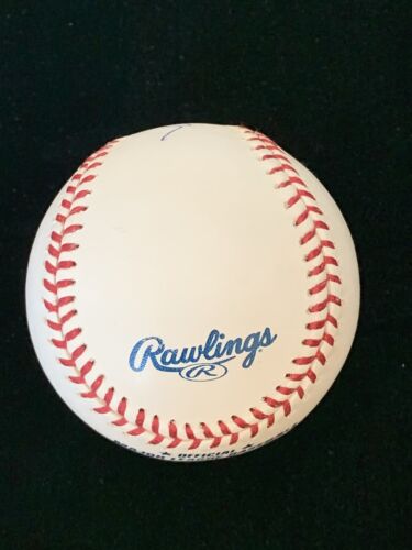 Ed Figueroa Angels Yankees SIGNED Official MLB Selig Baseball w/ hologram