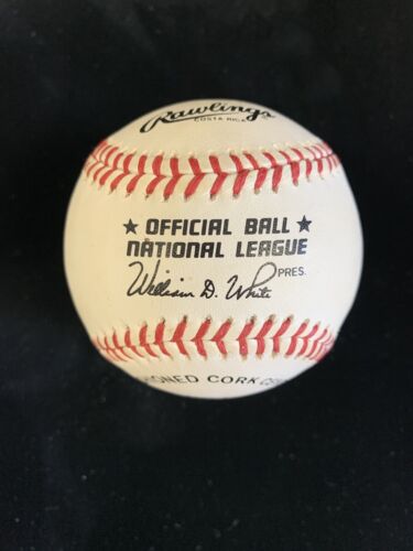 Melido Perez Royals White Sox Yankees SIGNED Official NL Baseball w/ hologram