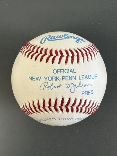 Josh Hamilton VINTAGE SIGNED Official New York-Penn League Baseball w/ hologram