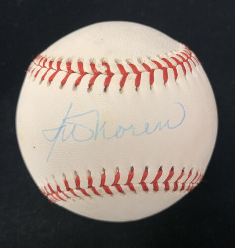 Irv Noren Yankees (1952-56) SIGNED Official AL Bobby Brown Baseball w/ hologram