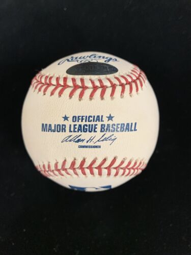 Mike Pelfrey #34 NY Mets SIGNED Official ML Selig Baseball w/ Steiner hologram